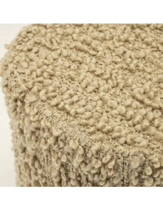 Pufs VISTA Ø60x32h tumši brūns 2