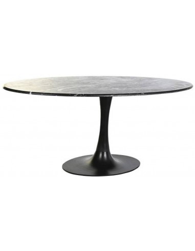 Стол MODERN 180x100x76h черный с белым