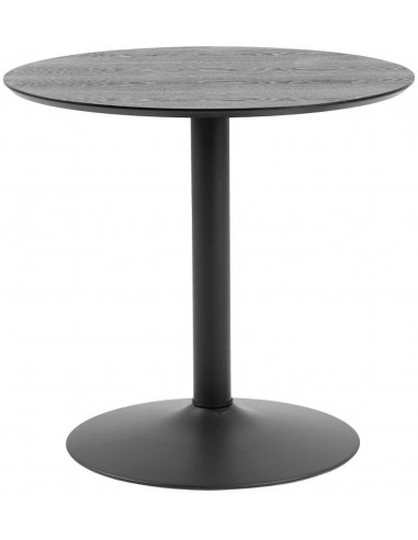 Galds IBIZA Ø80x75h melns