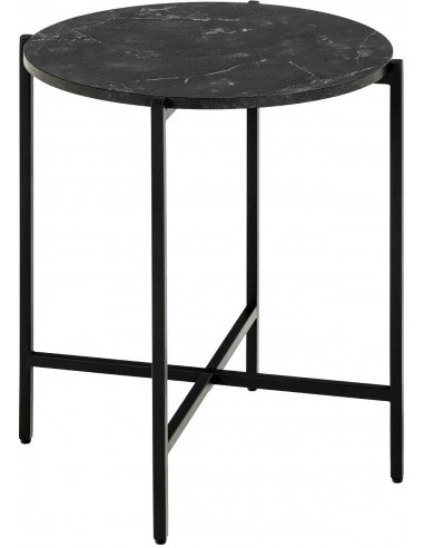 Боковый столик LAMOINE Ø40x45h черный...