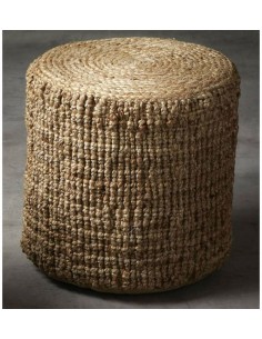 Pufs YUTE Ø40x40h gaiši brūns 2