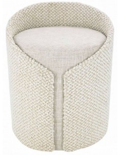 Pufs NATUR Ø42x51h gaiši brūns