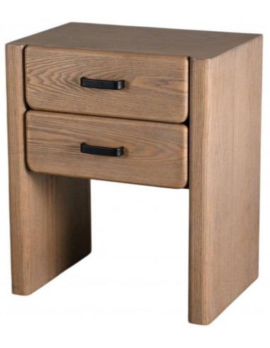 Naktsskapītis WOOD 50x37x60h gaiši brūns