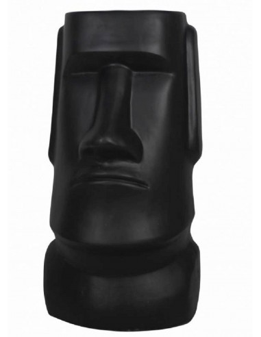 Puķu pods MOAI 24x27x52h melns