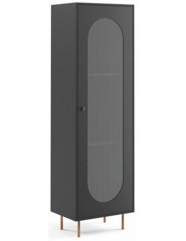 Буфет TELVI 60x42x200h черный / медный