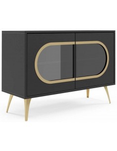 Kumode LOSO 110x42x77h melna