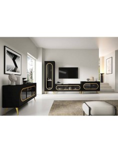 Kumode LOSO 110x42x77h melna 2