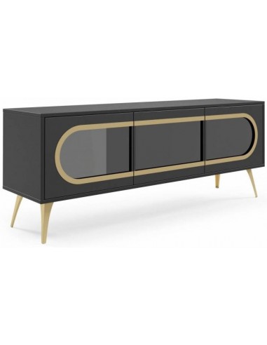 TV galdiņš LOSO 161x38x62h melns