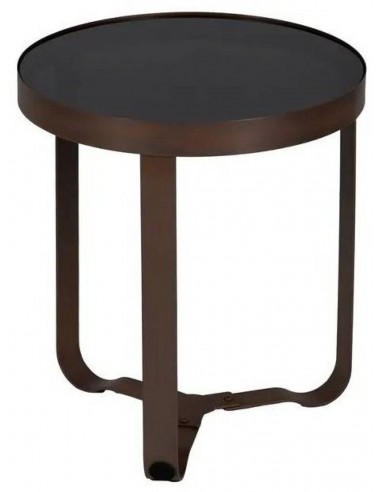 Боковый столик METAL GLASS Ø40x45h...