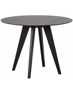 Galds POLARIS Ø100x76h melns