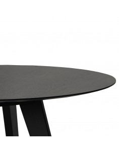 Galds POLARIS Ø90x76h melns 2