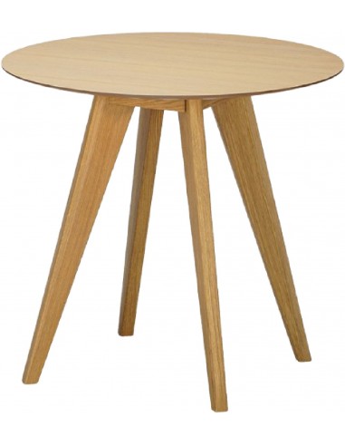 Galds POLARIS Ø80x76h gaiši brūns