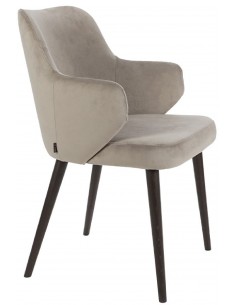 Krēsls EVELYN VIC gaiši pelēks