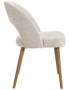 Krēsls AURORA gaiši brūns 2