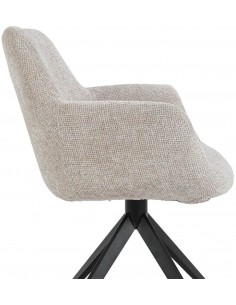 Krēsls CAROL gaiši pelēks 2