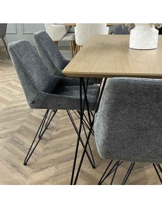 Krēsls NAOMI tumši pelēks 2