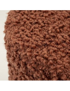 Pufs VISTA Ø40x40h terracota 2