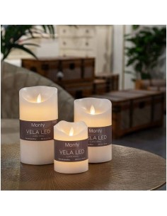 Svece VELA Ø9x17h LED 2