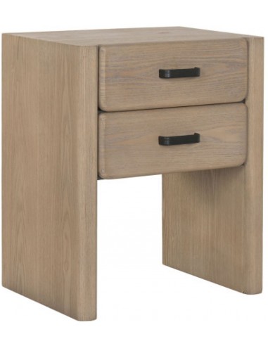 Naktsskapītis WOOD 50x37x60h gaiši brūns