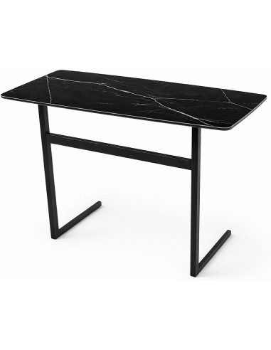 Sānu galdiņš VERDE 38x80x60h melns ar...