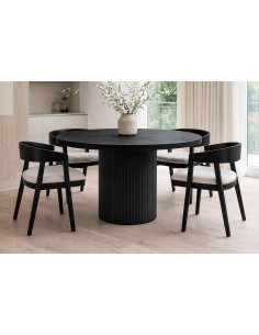 Cтол BUSSON Ø120x76h черный 2