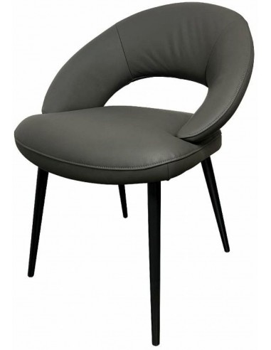 Krēsls DATTILO PU tumši pelēks