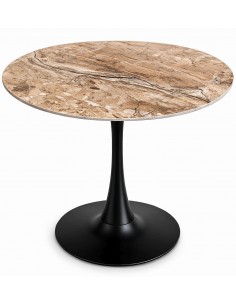 Apaļš galds MALTA Ø90 gaiši...