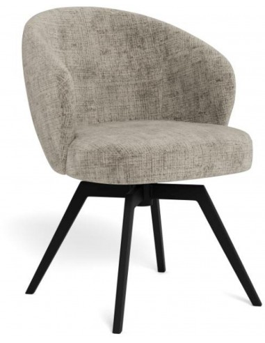 Стул DARLENE светло-серый / поворотный