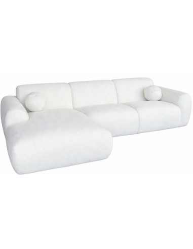 Stūra dīvāns CLOUD 300x177x75h balts