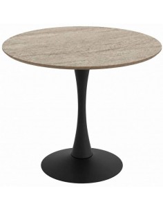 Galds TIBO Ø90x75h traverten