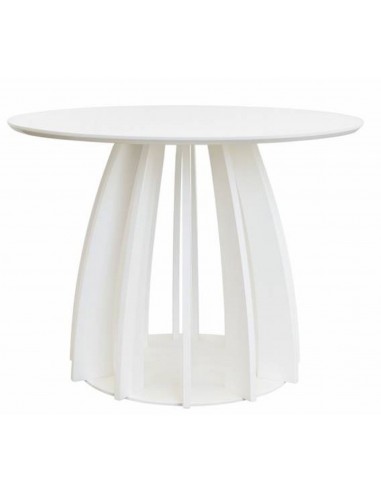 Galds BRON Ø100x75h balts