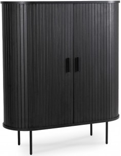 Kumode SHIRI 100x40x118h melna