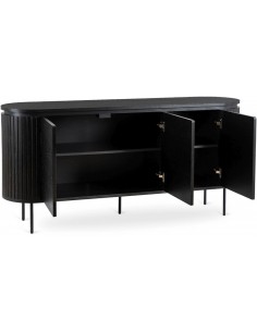 Комод KERI 160x40x76h черный 2