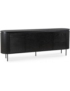 Комод KERI 200x40x76h черный