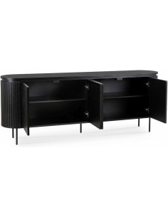 Kumode KERI 200x40x76h melna 2