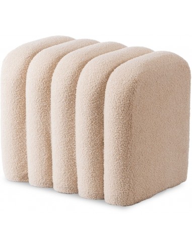 Пуф KARBON 48x38x42h светло-коричневый
