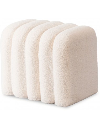 Pufs KARBON 48x38x42h balts