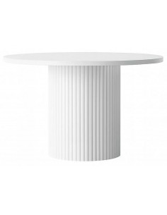 Galds ALEGRE Ø100x75h balts