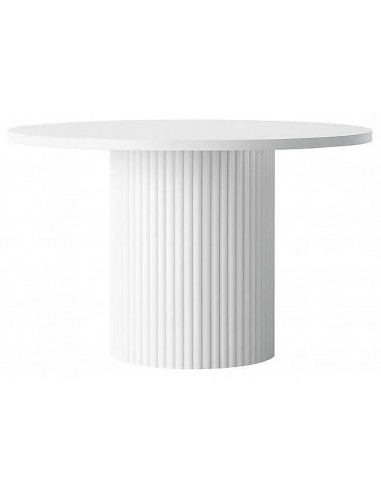 Galds ALEGRE Ø100x75h balts