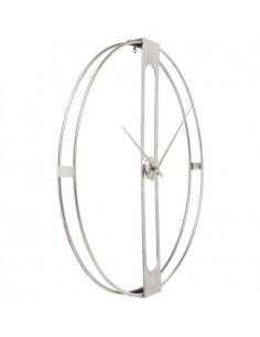 Часы CLIP Ø60 серебро 2