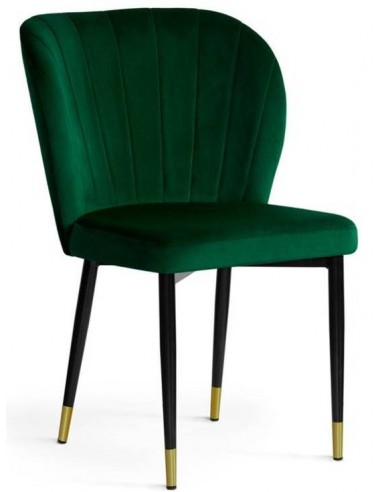 Krēsls MERIDA zaļš/zelta kājas