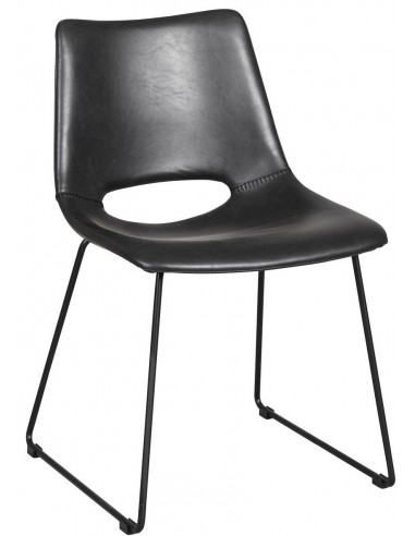 Krēsls MANNING PU melns