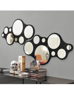 Зеркало BUBBLES 98x52 чернии 2