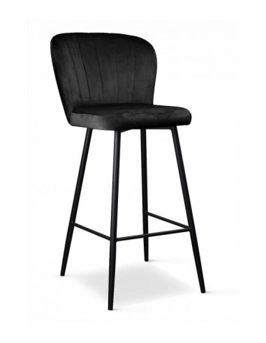 Pusbāra krēsls MERIDA VIC melns