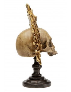 Dekorācija KING SKULL zelta 2
