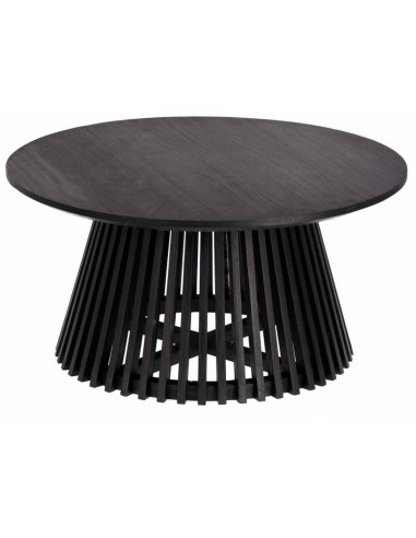 Кофейный столик SLATS Ø80x40h черный