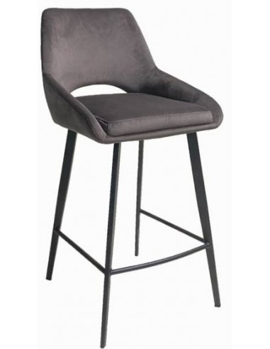 Полубарный стул DAISY VIC темно-серый