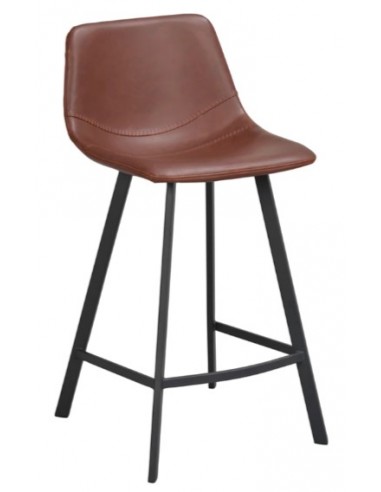 Полубарный стул AUBURN темно коричневый