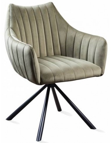 Krēsls MILAN VIC olīvu zaļš / grozāms