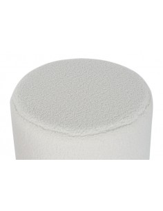 Pufs SHEEP TEDDY Ø60x45h balts 2